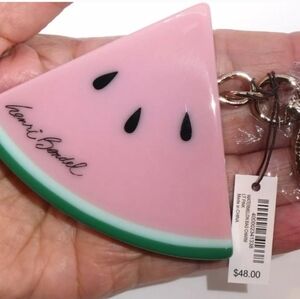 Henri Bendel Watermelon bag charm keychain